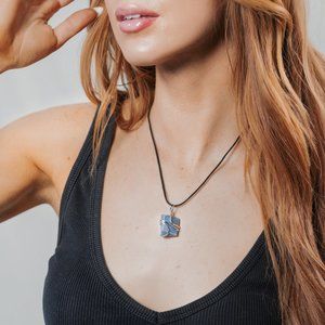 Ethically Sourced Angelite Pendant: A Timeless Gift for Women